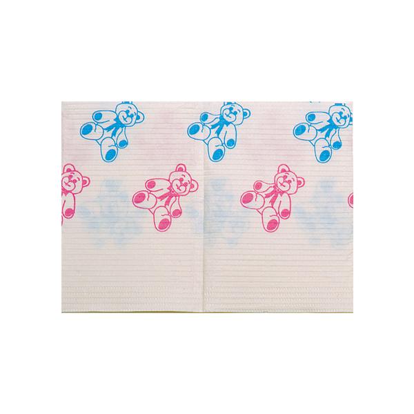 Towel Patient Dri-Gard 13 in x 19 in Teddy Bear 3 Ply Tissue / Poly 500/Ca